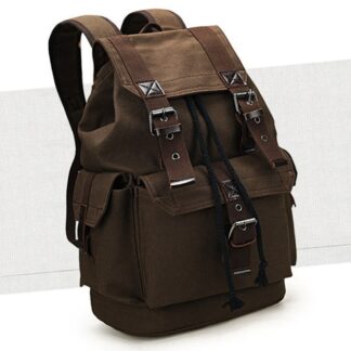 Fashion School Travel Laptop Canvas Shoulder Backpack Men's Rucksack Bags