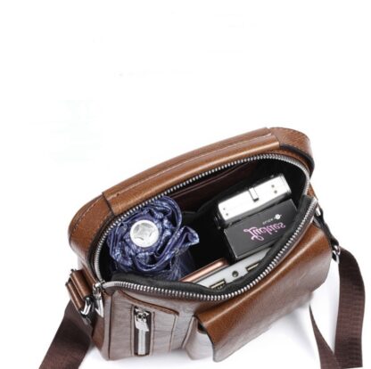 Shoulder Vintage Crossbody Leather Handbag Messenger Mens Bags