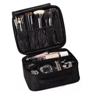 Travel Cosmetic Organizer Zipper Portable Women Makeup Cosmetic Bag Box