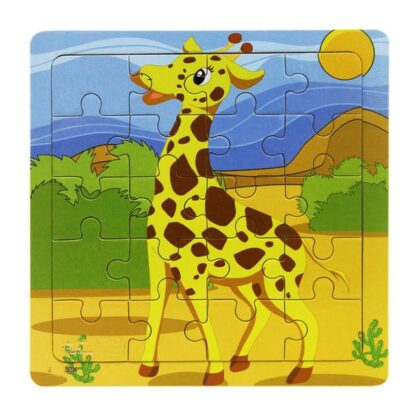 Boys Girls Small Piece Puzzle Animals Logical Game Toys for Kids