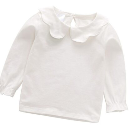 Cute Cotton Long Sleeve Baby Kids Tops Shirt Blouse for Girls