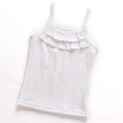 Fashion Cotton Sleeveless Summer Girls T-Shirt