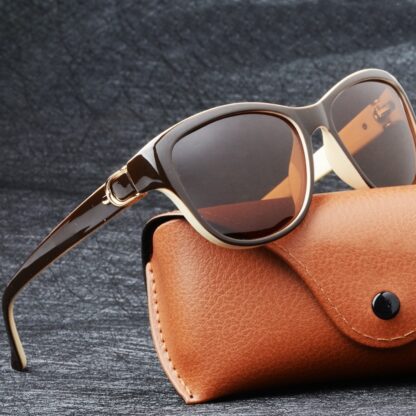 Fashion Elegant Cat Eye Polarized Luxury Womens Sunglasses