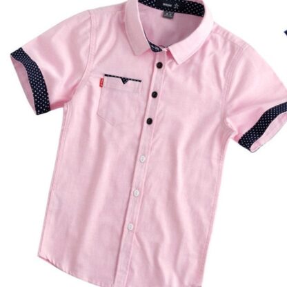 Fashion Formal Cotton Short and Long Sleeve Boys Shirts for Kids