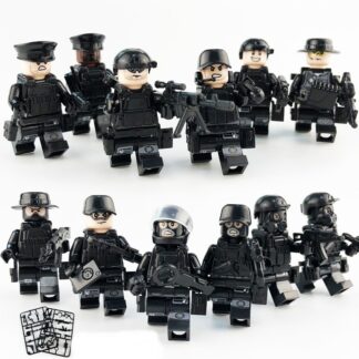 Military Guns Weapons Special Forces Soldiers War Figures Set Toys for Kids