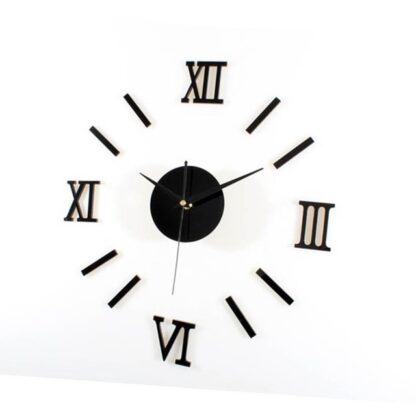 3D Large Brief Rome Number Wall Clocks