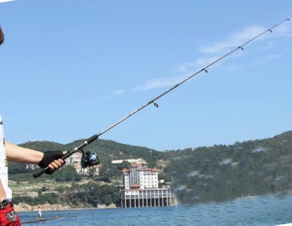 Carbon Spinning Fiberglass Lure Power Fishing Rod