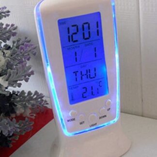 Digital LCD Thermometer Alarm Desk Clock