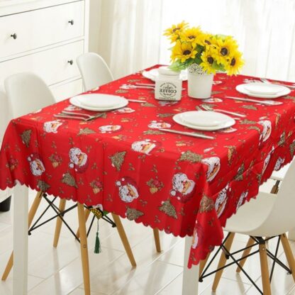 New Year Christmas Party Decoration Table Cover Tablecloth