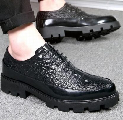 Black Luxury Business Men Oxford Formal Dress Shoes