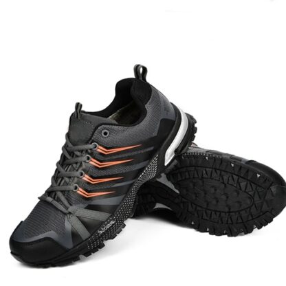 Breathable Jogging Running Genuine Leather Mesh Men Running Shoes ...