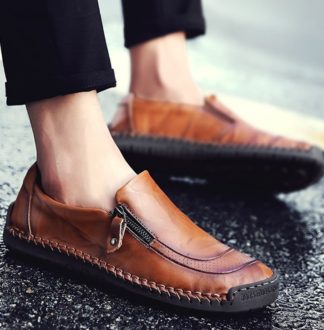 men's breathable loafer shoes