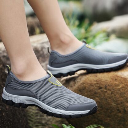Casual Breathable Summer Air Mesh Men Sneakers Shoes