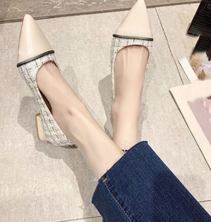 Elegant Fashion Pointed Toe Cute Sweet Flat Women Shoes