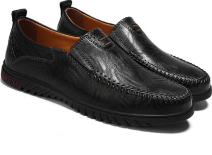 Genuine Leather Breathable Loafers Dress Men Casual Shoes
