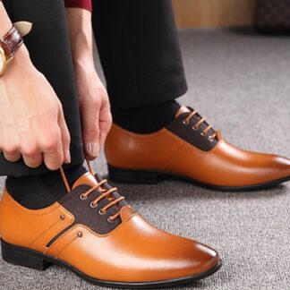 Genuine Leather Spring Autumn Luxury Formal Men Business Dress Shoes