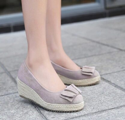 Spring Summer Elegant Sweet Peep Toe Cute Women Wedges Shoes