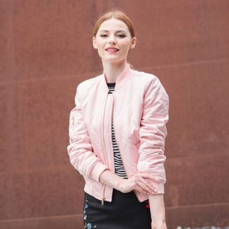 Casual Thick Padded Bomber Short Women Jacket