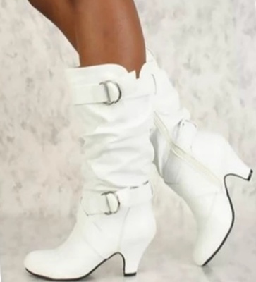 calf high heels