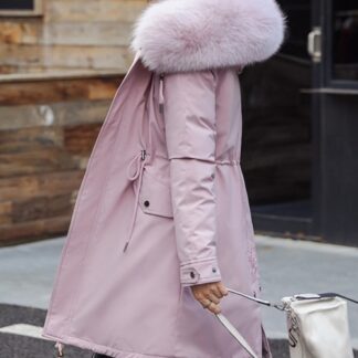 Warm Parkas Thick Fur Women Long Jacket Coat