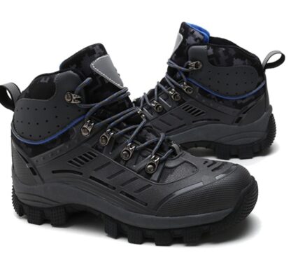 Professional Breathable Waterproof Leather Plush Sports Mountain Hiking Men Boots