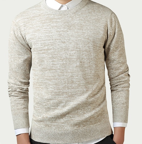 Fashion Elegant Cotton O-Neck Men Pullover Sweater | cheapsalemarket.com