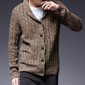 Fashion Elegant Knitted Men Sweater Cardigan