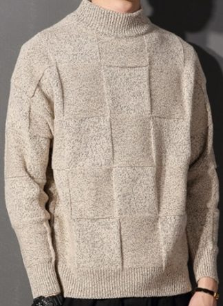 Winter Warm Fashion Elegant Men Cashmere Sweater Pullover ...