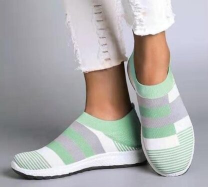 Air Mesh Slip-On Vulcanized Women Loafers Sneakers Shoes