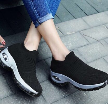 Breathable Casual Platform Women Chunky Sneakers Shoes ...