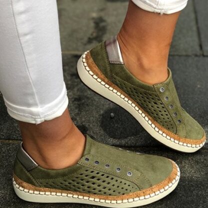 Casual Breathable Slip-On Sneaker Loafers Women's Flats Shoes