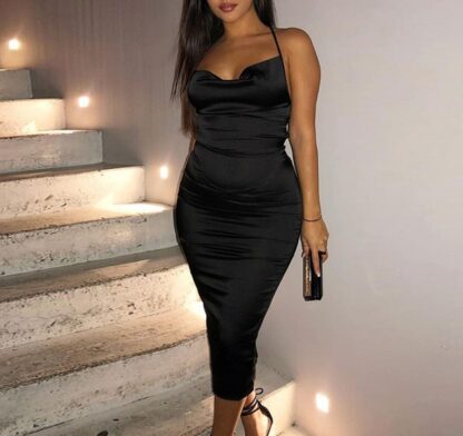 Sexy Summer Party Club Bodycon Backless Women Dress