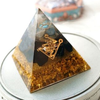 Emf Neutralizer Ionizer Natural Crystal Orgonite Pyramid