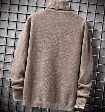Elegant Party Turtleneck Cotton Warm Winter Men's Sweater Pullover