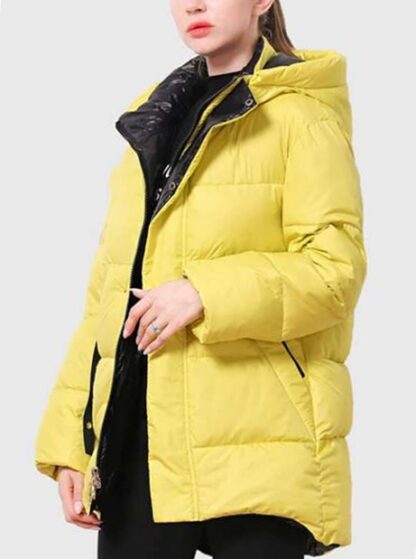 Casual Hooded Warm Thick Fashion Elegant Women Winter Jacket Coat