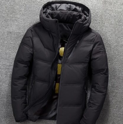 Elegant Thick Winter Warm Hooded Fashion Mens Jacket Coat