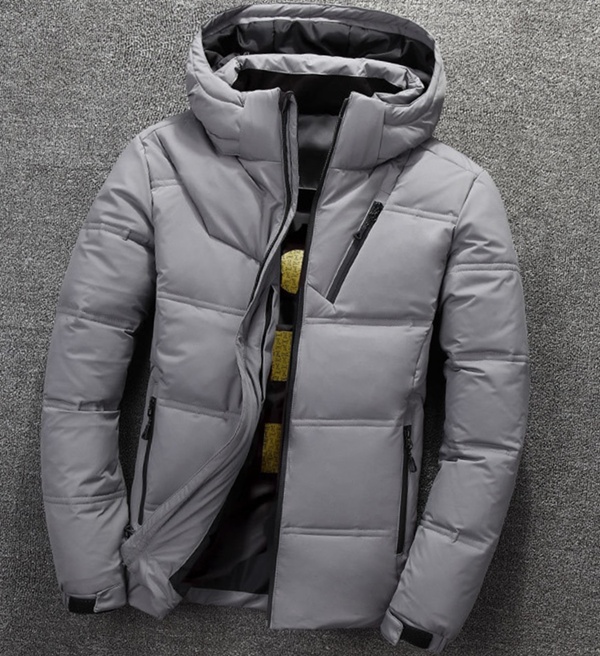 Elegant Thick Winter Warm Hooded Fashion Mens Jacket Coat ...