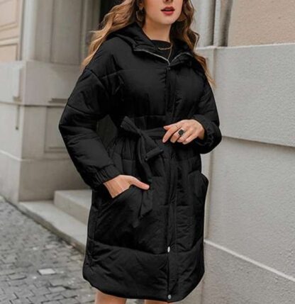Fashion Elegant Parkas Long Women Jacket Coat