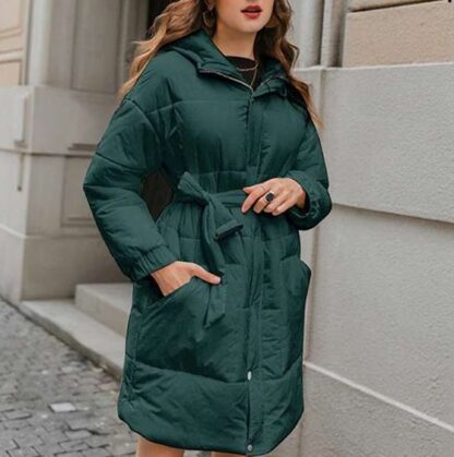 Fashion Elegant Parkas Long Women Jacket Coat