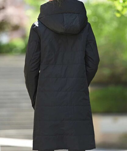 Spring Autumn Parkas Long Hooded Women´s Windproof Jacket