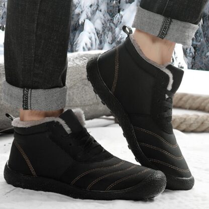 Warm Plush Ankle Winter Men Sneakers Boots