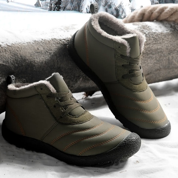 Warm Plush Ankle Winter Men Sneakers Boots | cheapsalemarket.com