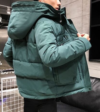 Winter Thicken Warm Parka Big Pockets Men Jacket Coat