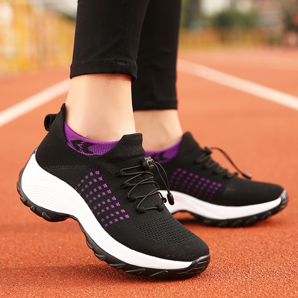 Casual Fashion Elegant Breathable Sweet Women Sneakers ...