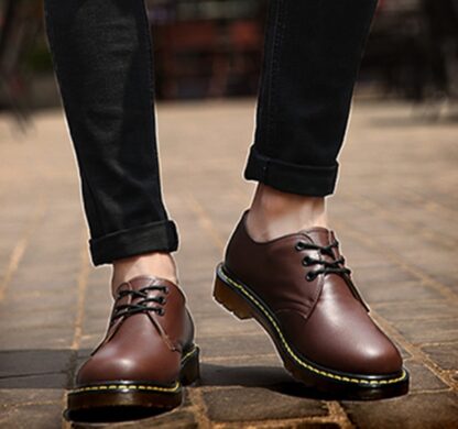 Casual Lace-Up Genuine Leather Oxford Mens Shoes
