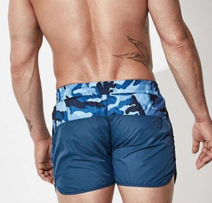 Camouflage Sport Running Mens Swimming Shorts