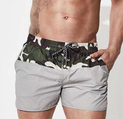 Camouflage Sport Running Mens Swimming Shorts