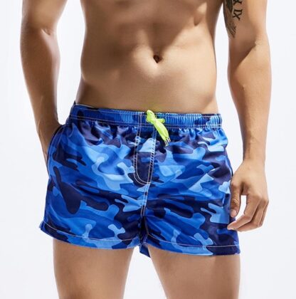 Quick Dry Running Gym Camouflage Mens Shorts