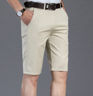 Summer Business Fashion Elegant Formal Thin Short Men Pants ...