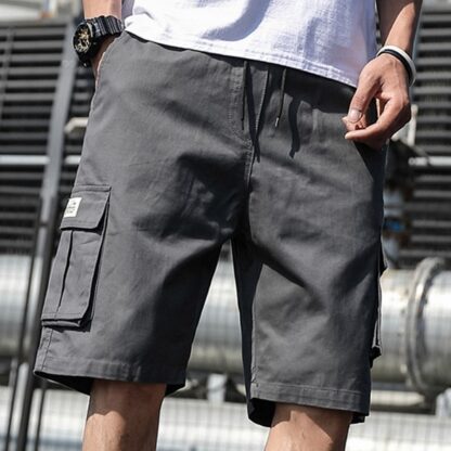 Summer Cargo Knee Length Pockets Mens Shorts